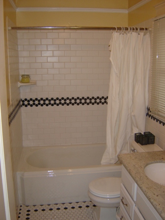 The finished bathroom