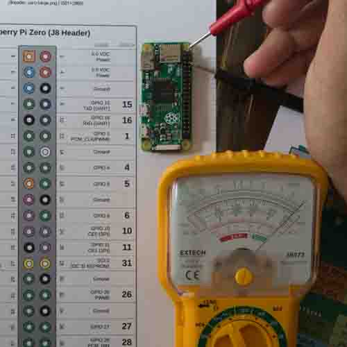 Multimeter and Raspberry Pi